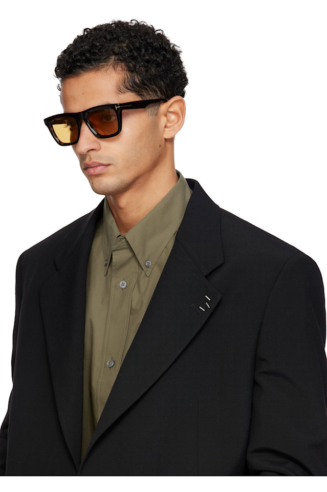 Tom Ford Солнцезащитные очки Brown Lelio — фото 4