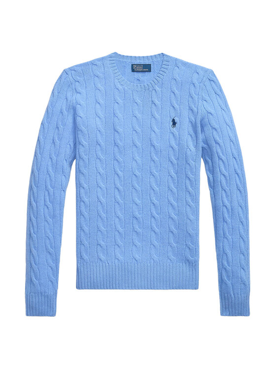 

Свитер slim fit 211971865004 Polo Ralph Lauren, синий