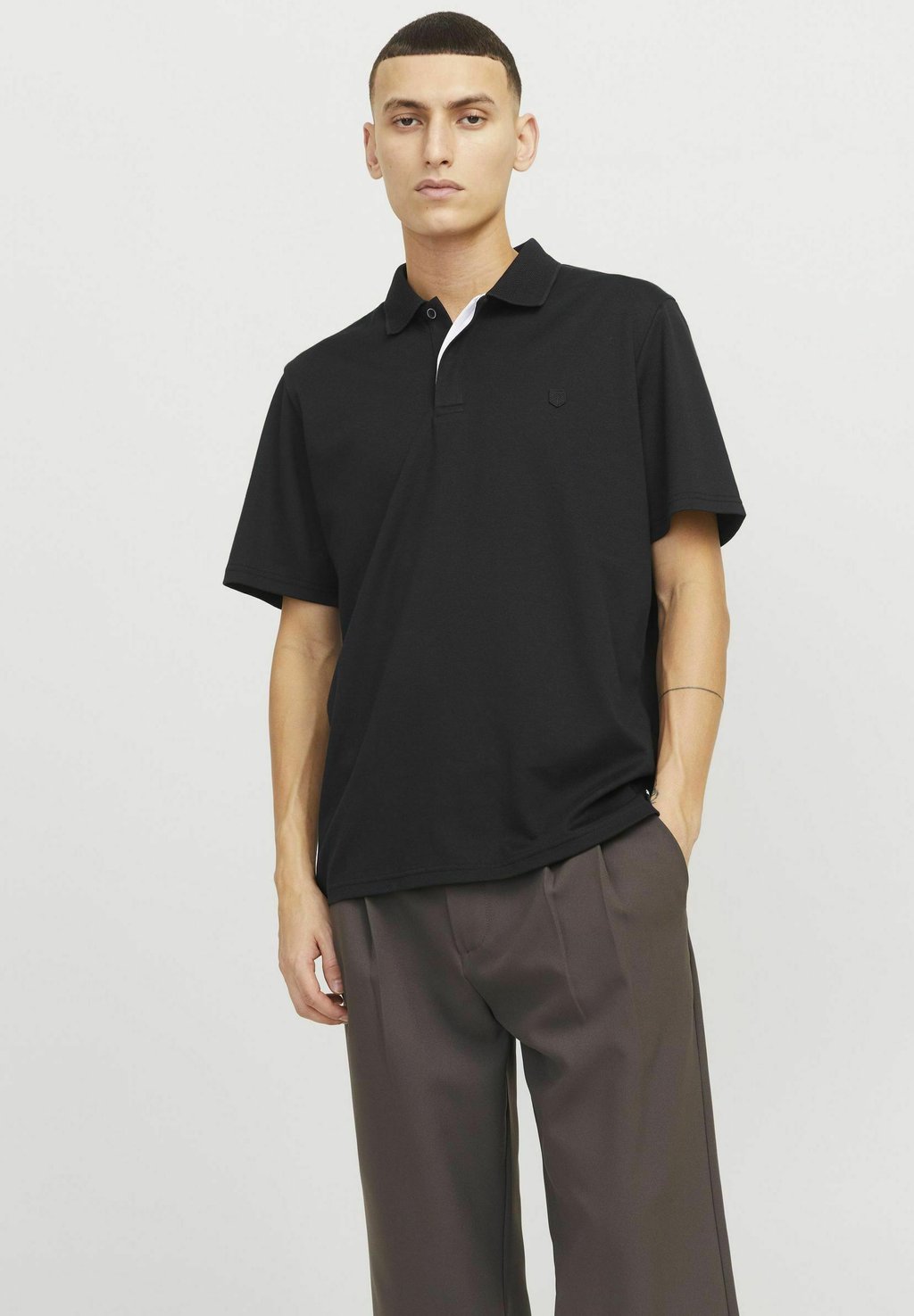 

Рубашка поло RODNEY Jack & Jones PREMIUM, черный