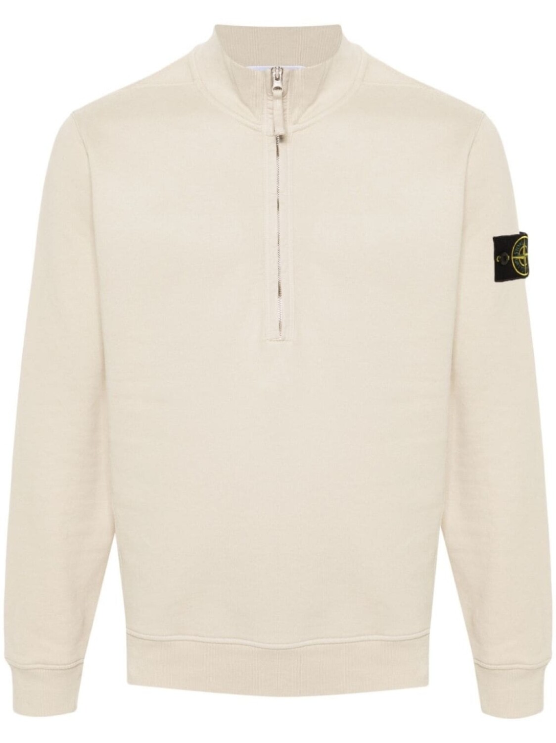 

Stone Island хлопковая толстовка с компасом, нейтральный цвет