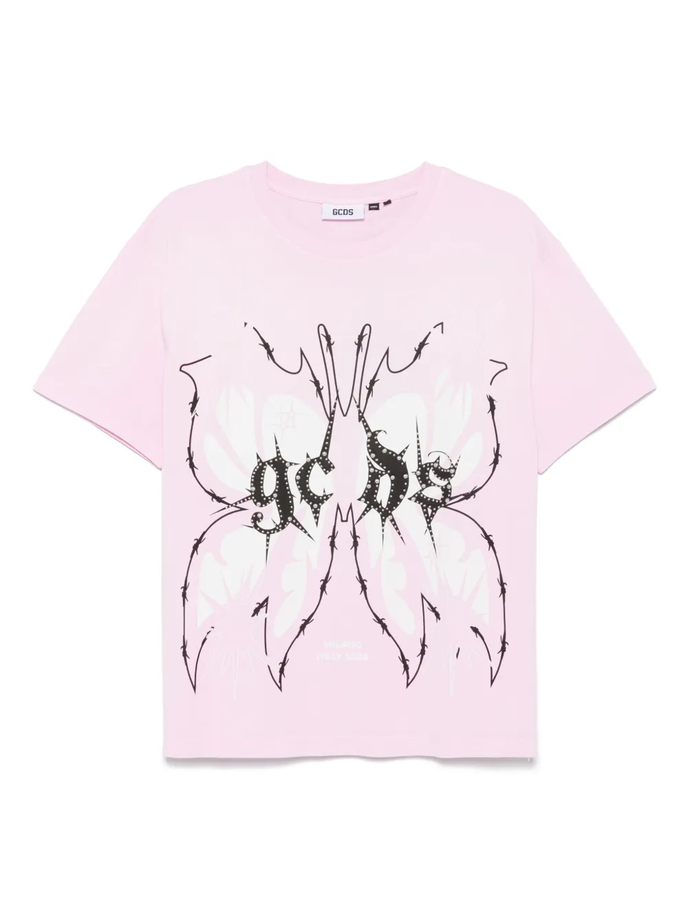 

Футболка Butterfly GCDS, розовый
