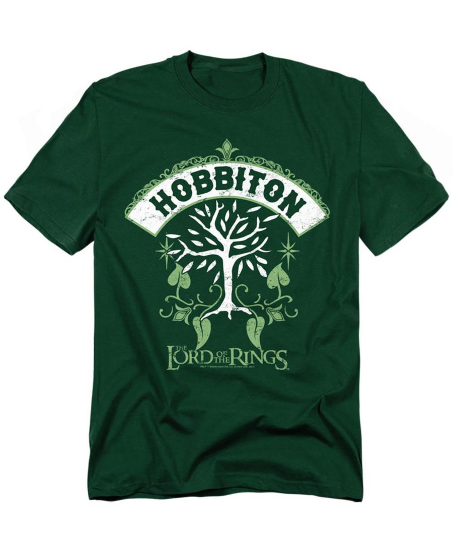 

Мужская футболка Хоббитон Lord Of The Rings, Hunter green, Зеленый, Мужская футболка Хоббитон Lord Of The Rings, Hunter green