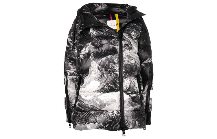

Пуховик женский черный Moncler