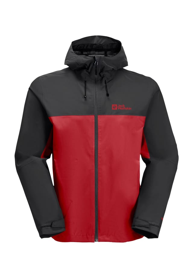 

Переходная куртка с воротником-стойкой Jack Wolfskin, красный