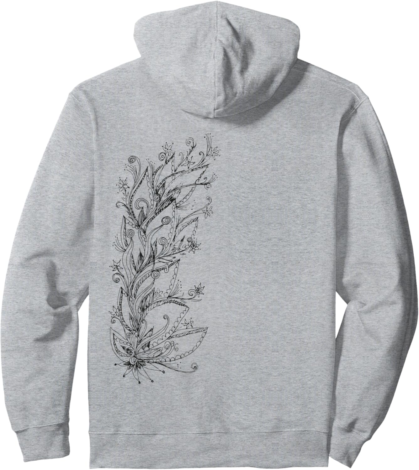 

Цветы джунглей, тропический лес, растения, весна, лето, природа, толстовка Spring And Flowers By Ann Mathias, серый