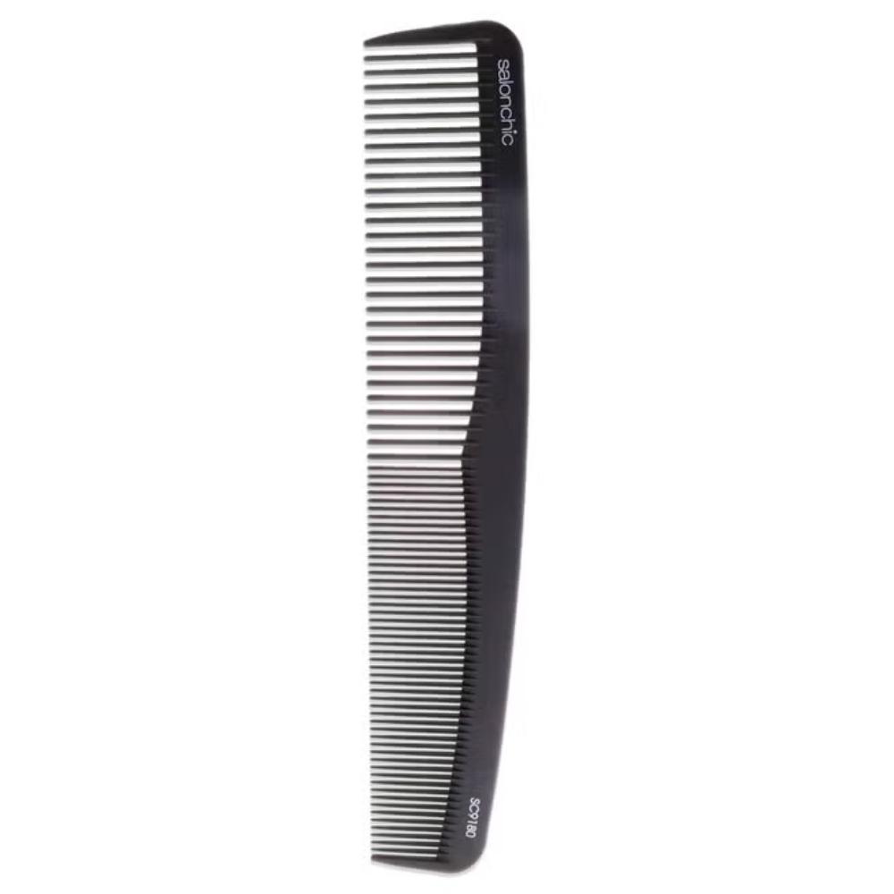Термостойкая расческа Marceling Carbon Comb 85 от SalonChic, подходит для мужчин и женщин - 1 шт, прозрачный — фото 2