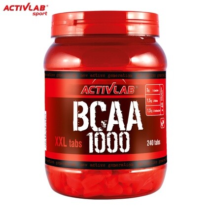 

Bcaa 1000 Аминокислота для роста мышц Анаболическая антикатаболическая добавка 240 таблеток, Activlab