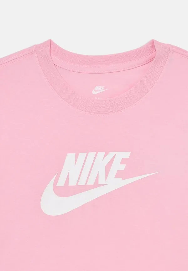 Укороченная футболка с принтом «футура» Nike Sportswear, Pink — фото 3