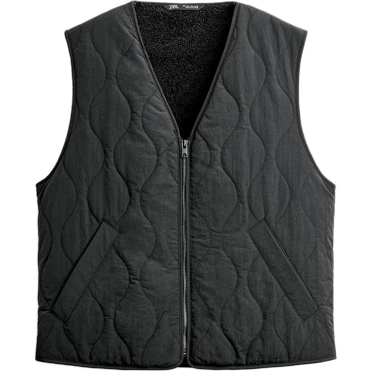 

Жилет мужской черный ZARA