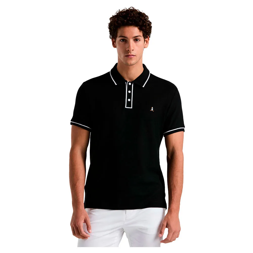 

Поло с коротким рукавом Original Penguin Earl Mesh, черный