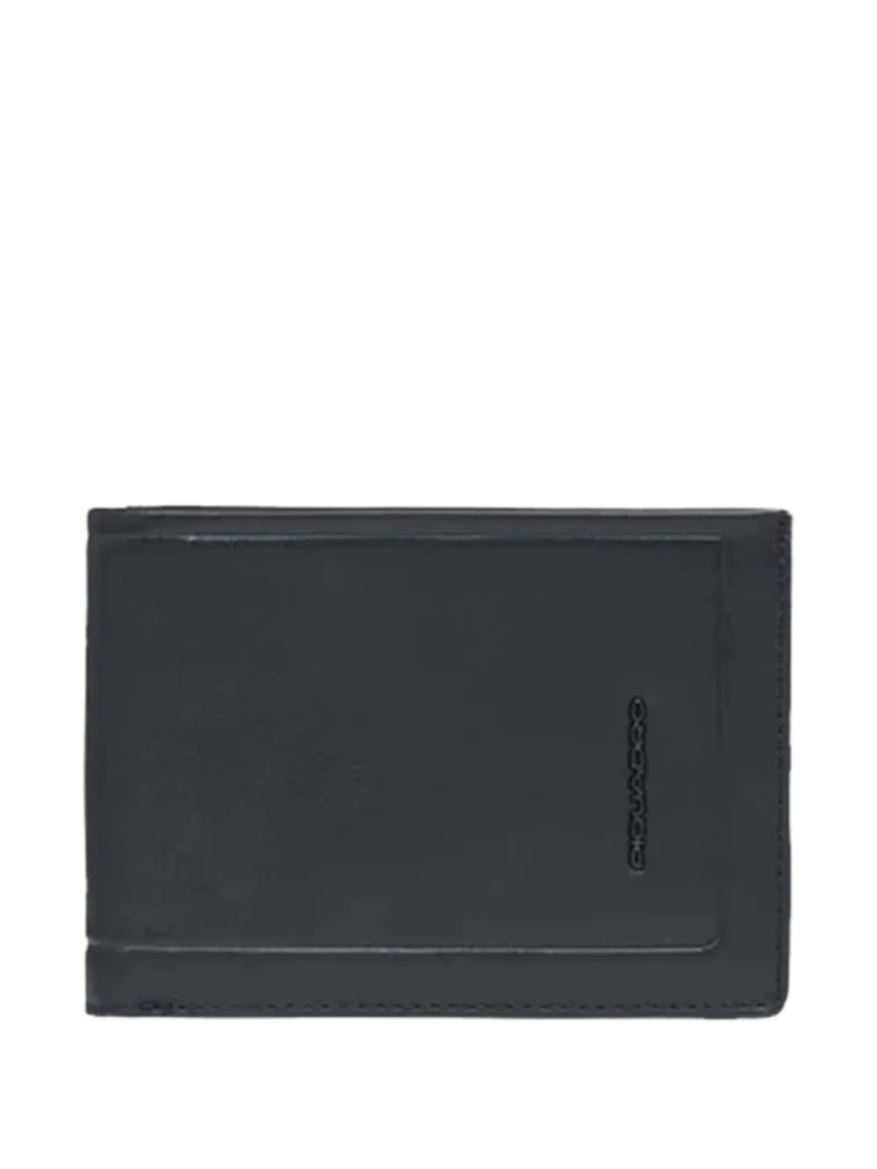 

PIQUADRO кошелек с логотипом, черный