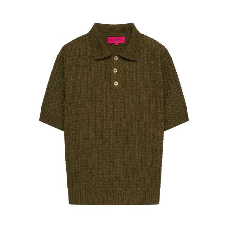 

Поло The Elder Statesman Nora Lite Check Polo, Kelp