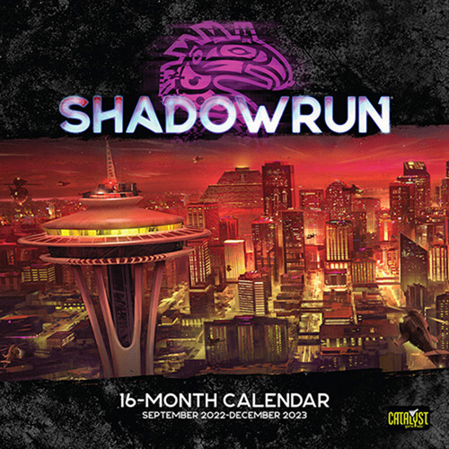 

Ролевая игра Catalyst Game Labs Shadowrun RPG: 16 Month Calendar (Sept 2022 - Dec 2023)
