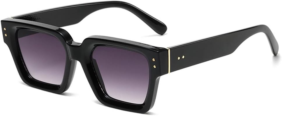 

Солнцезащитные очки UV400 с заклепками в стиле панк, с плавным переходом цвета, для женщин и мужчин, для бега и занятий спортом на открытом воздухе UYPTK, Black Grey Gradient