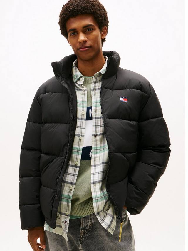 

Tommy Jeans водонепроницаемая куртка-пуховик расслабленного кроя с эффектом креш Tommy Hilfiger, Black