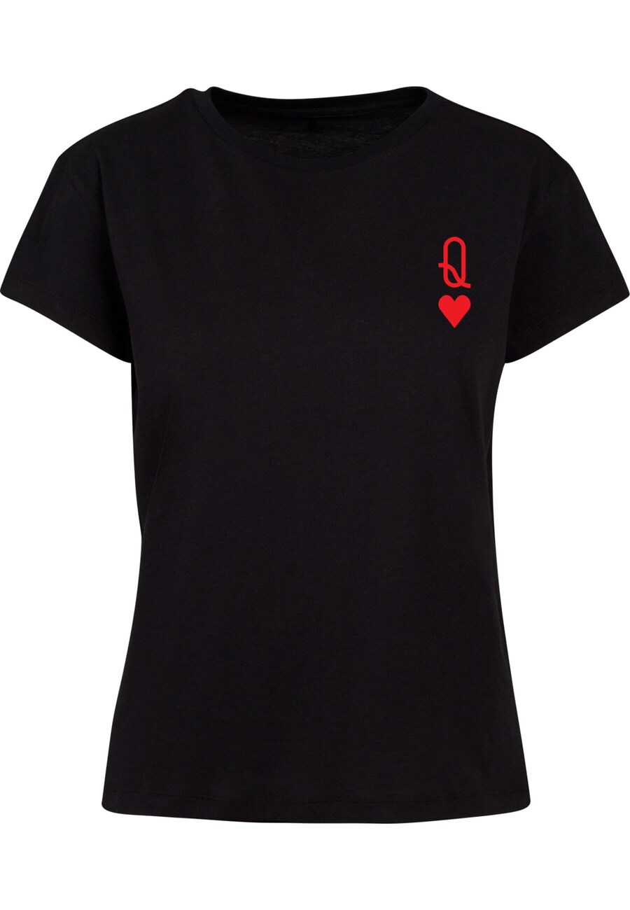 

Футболка Merchcode Shirt Hugs & Love - Queen of Hearts, черный