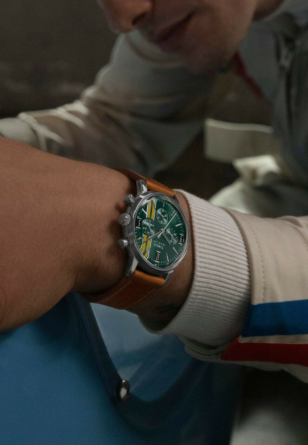 

Часы QUARTZ ANALOG MARLIN STRIPES Timex, коричневый