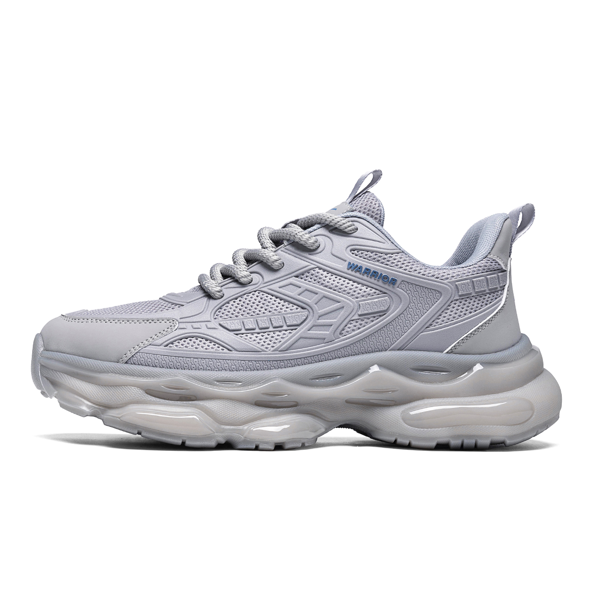 

Мужские кроссовки low top Chunky с амортизацией, устойчивые к истиранию и увеличивающие рост WARRIOR, серый
