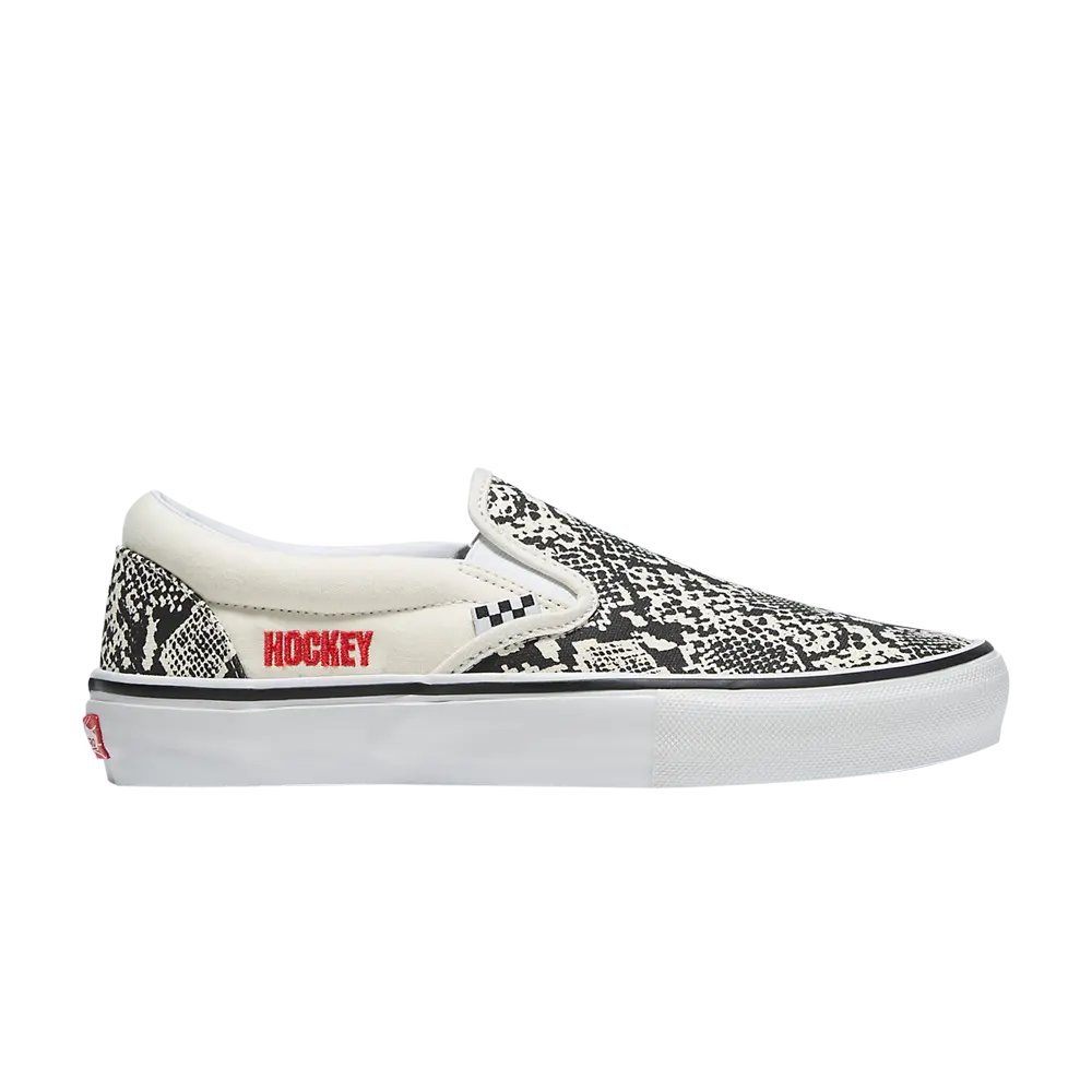 Хоккей х Слипоны Vans, белый