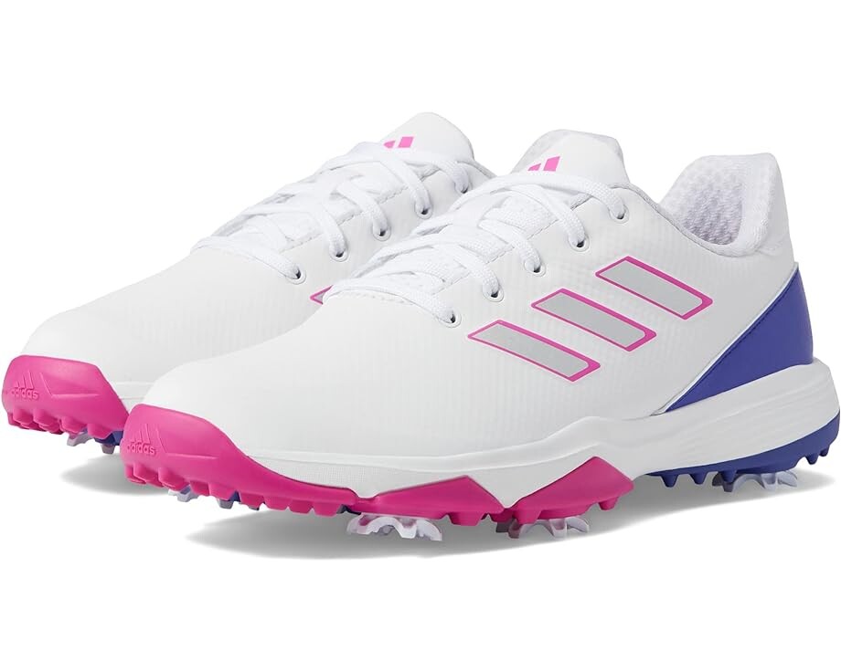 

Кроссовки Adidas ZG23 Golf Shoes, цвет Footwear White/Lucid Fuchsia/Lucid Blue