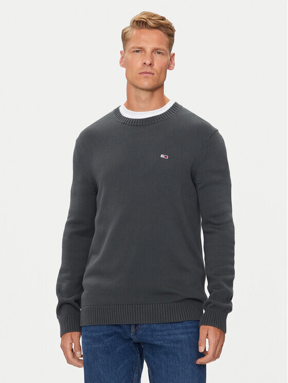 

Облегающий свитер Tommy Jeans, серый