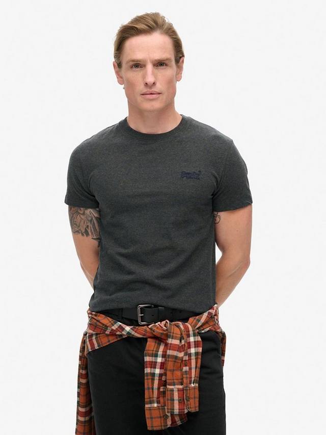 

Футболка с логотипом essential Superdry, цвет Eclipse Navy/Olive