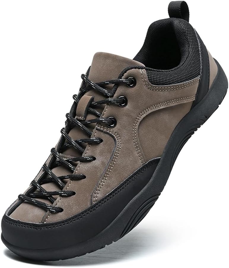 

LEADER SHOW Мужские кроссовки для прогулок на улице с широким носком, легкие, удобные, повседневные кроссовки для походов, путешествий и ежедневного комфорта, хаки