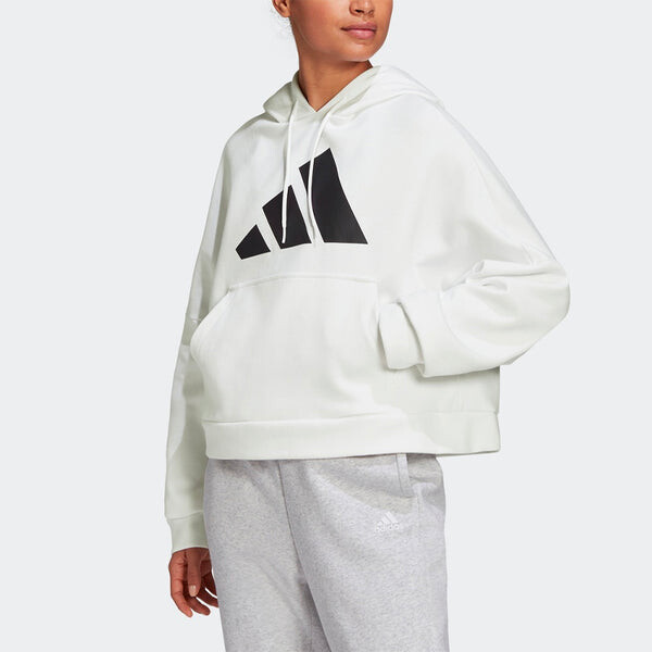 Свитер contrasting colors logo sports pullover hoodie asia edition white Adidas, белый — фото 3