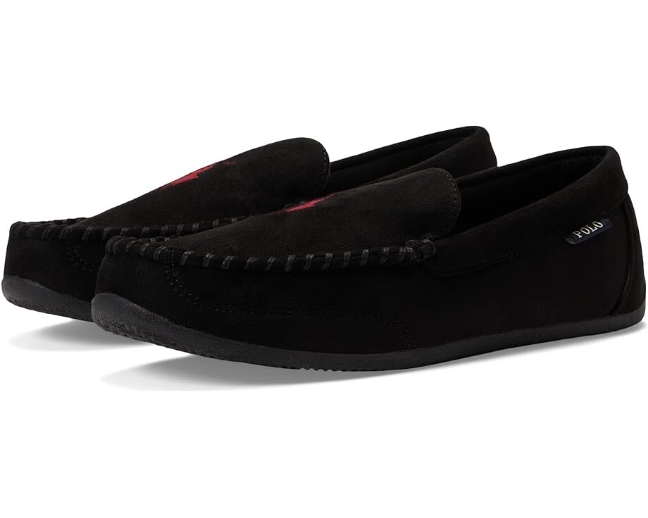 

Домашняя обувь Polo Ralph Lauren Declan Plaid Moccasin Slipper, черный