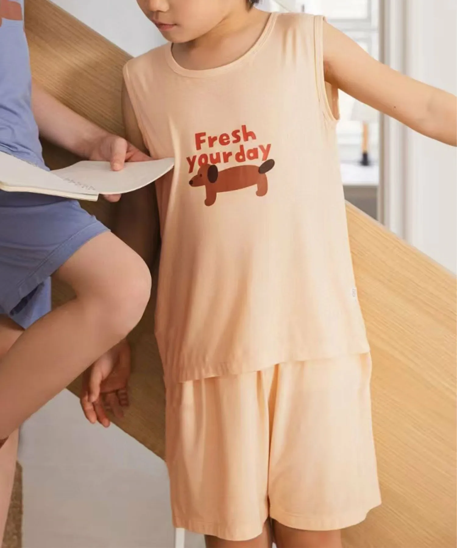 Комплект без рукавов Aimoha Kids, Light beige