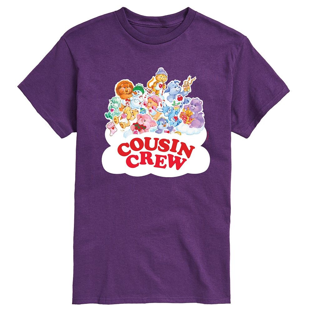 

Мужская футболка с рисунком Care Bears Cousins ​​Crew Licensed Character, фиолетовый