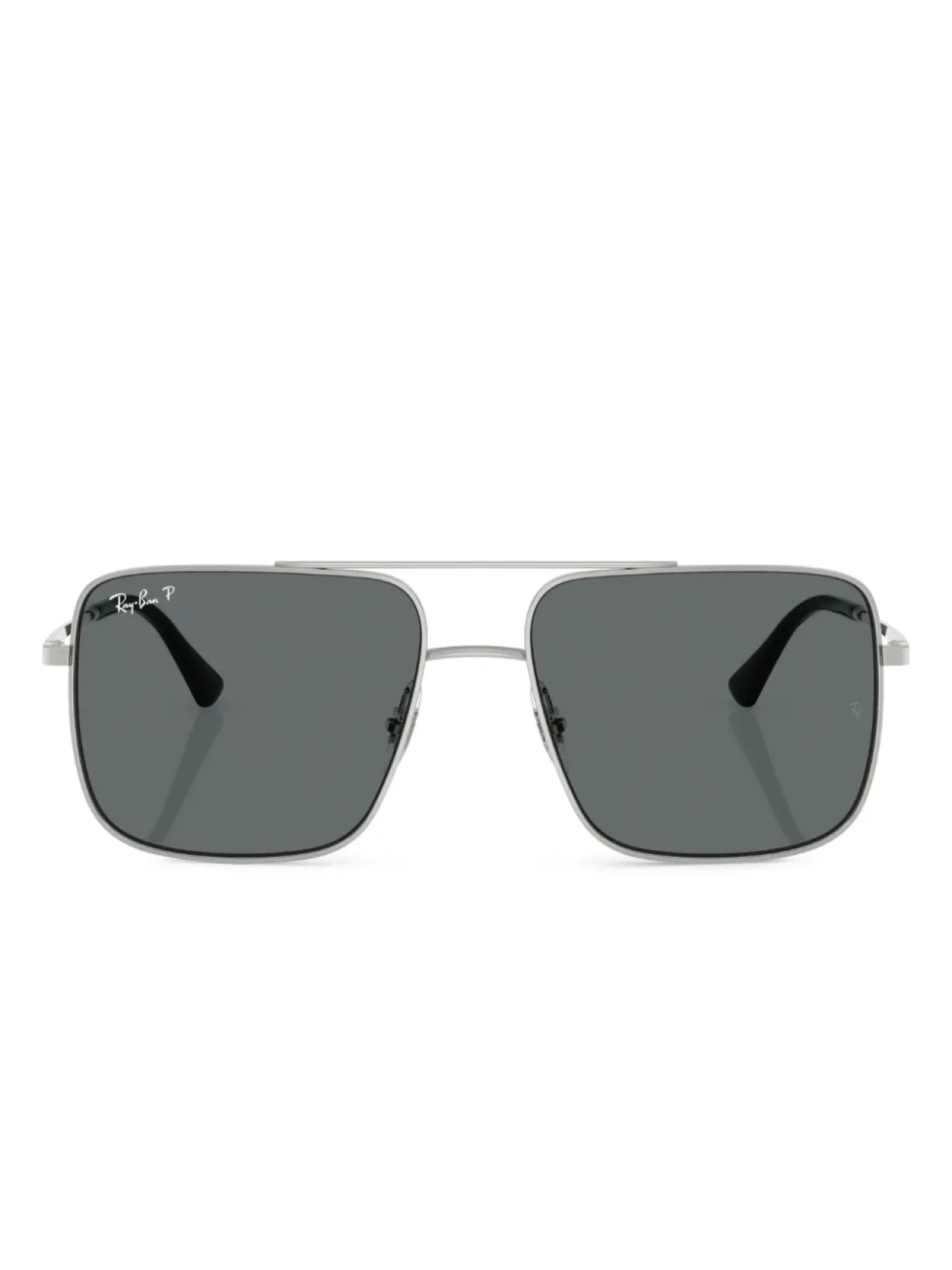 

Ray-Ban солнцезащитные очки Ari Bio-Based, серебряный