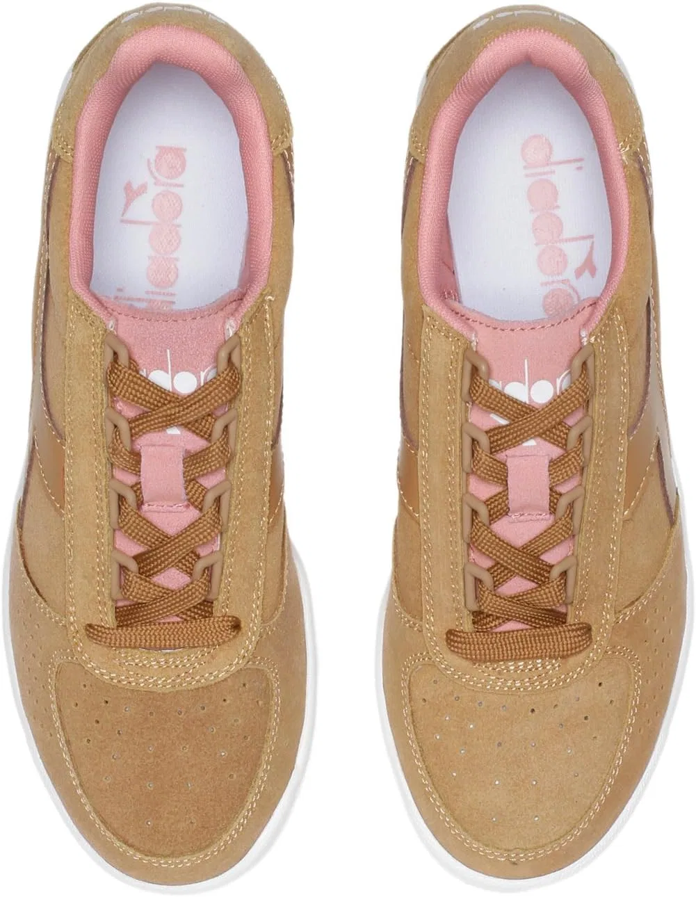 Diadora 501.170952 Кроссовки мужские из спилка, 2-C6611 Fawn Beige Pink Pearl Fish — фото 3