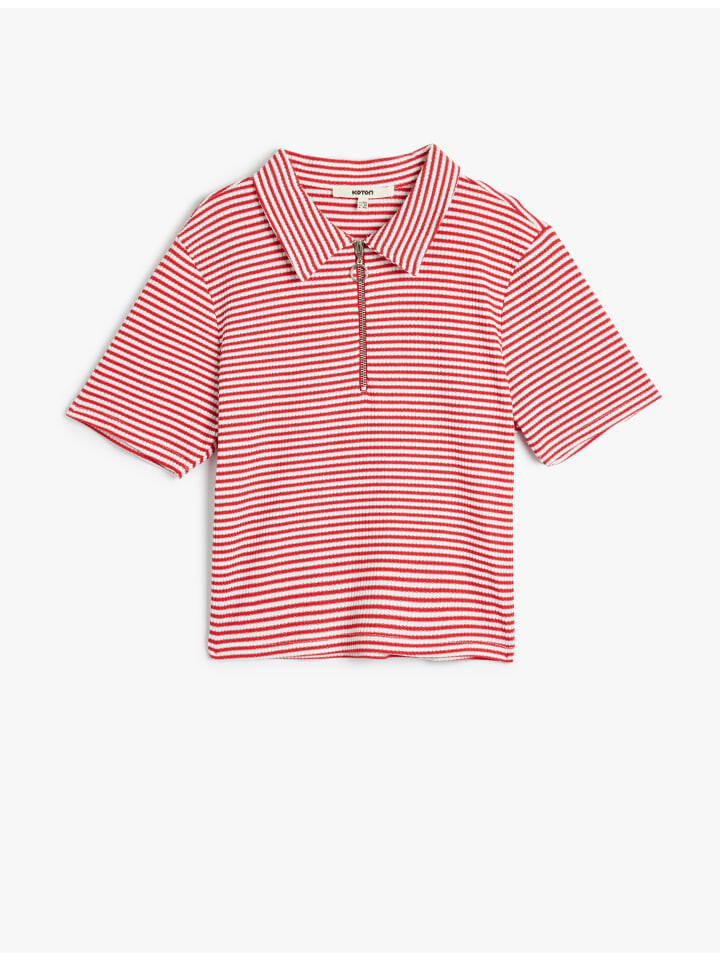 

Футболка KOTON T-shirt, цвет Rot Gestreift