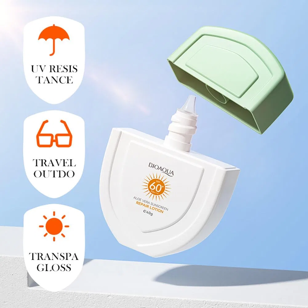 Увлажняющий солнцезащитный крем с алоэ вера SPF 30+ Jawseu, 3 Pieces. — фото 4
