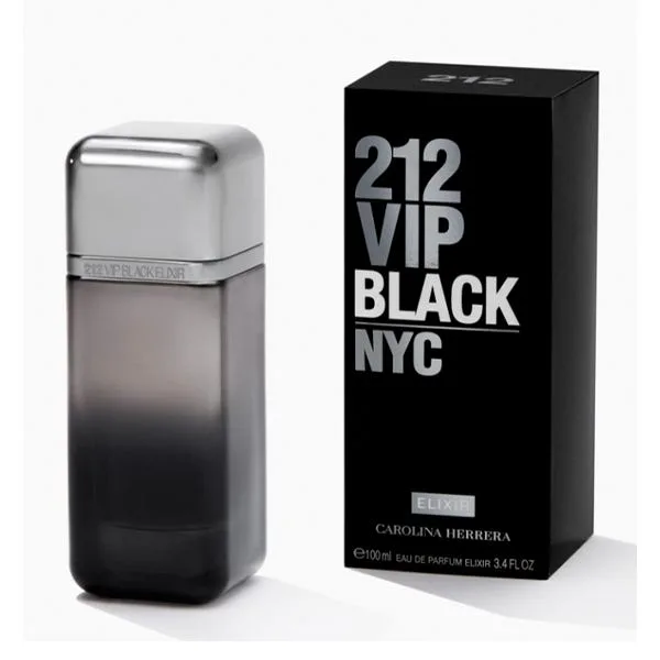 Парфюмерная вода для мужчин CAROLINA HERRERA 212 Vip Black Elixir — фото 2