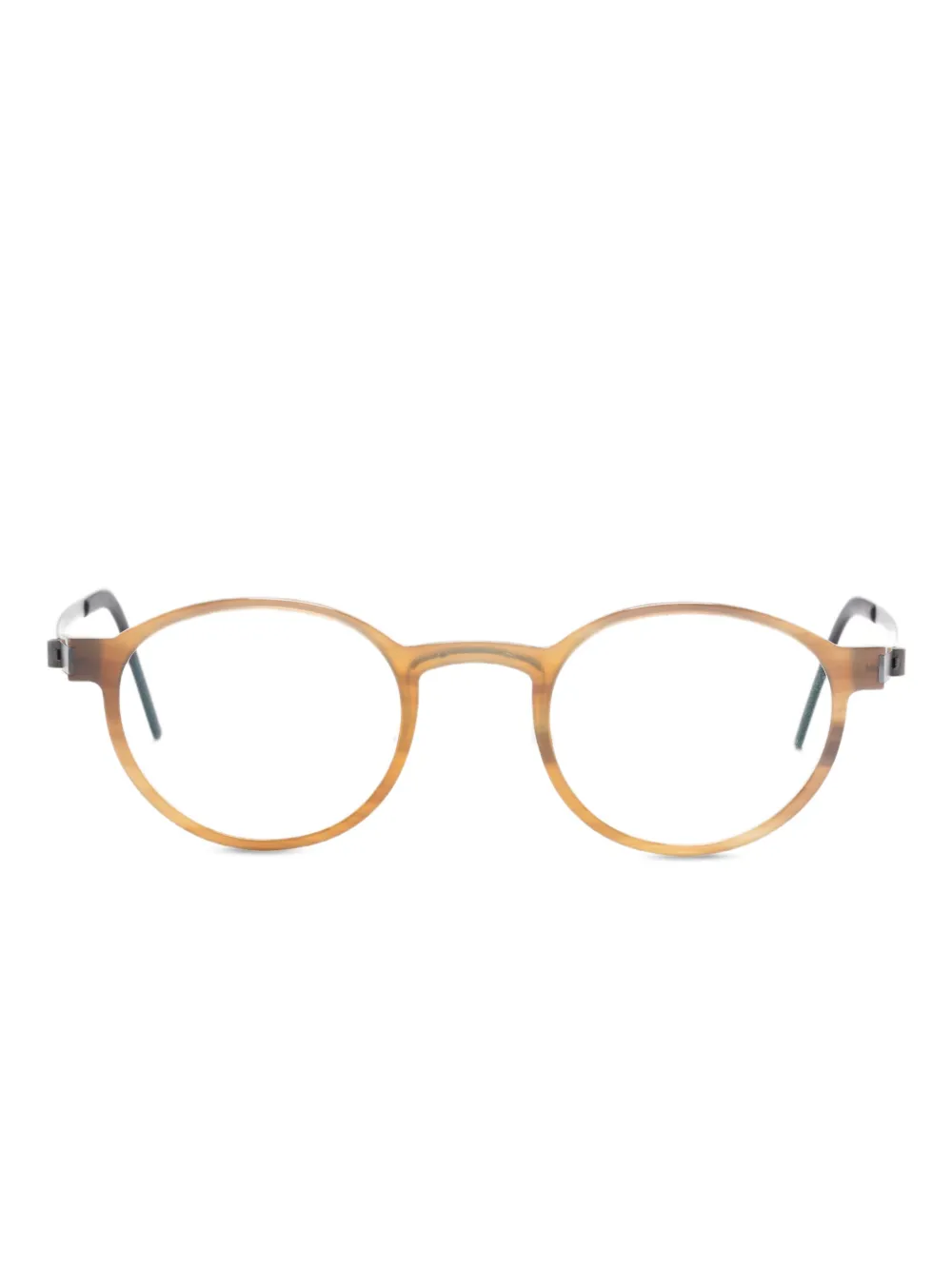 

Титановые круглые очки Lindberg, коричневый