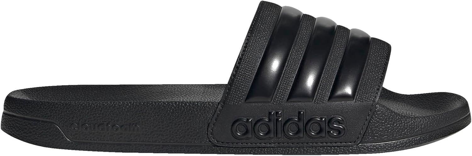 Сланцы для душа Adidas Adilette для взрослых унисекс, черный — фото 3