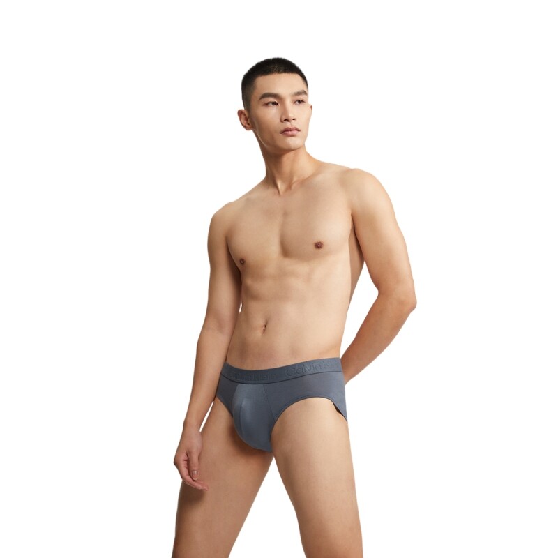 Мужские трусы Calvin Klein, цвет 9QN-Space Black/Blue Gray/Coconut Grey — фото 4
