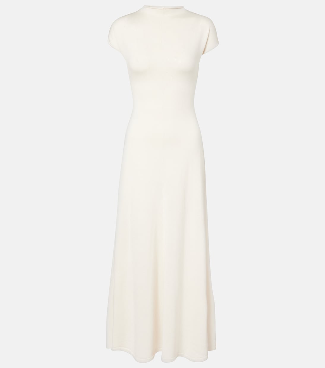 

Платье миди Lenore из шерсти и шелка Tove, кремовый