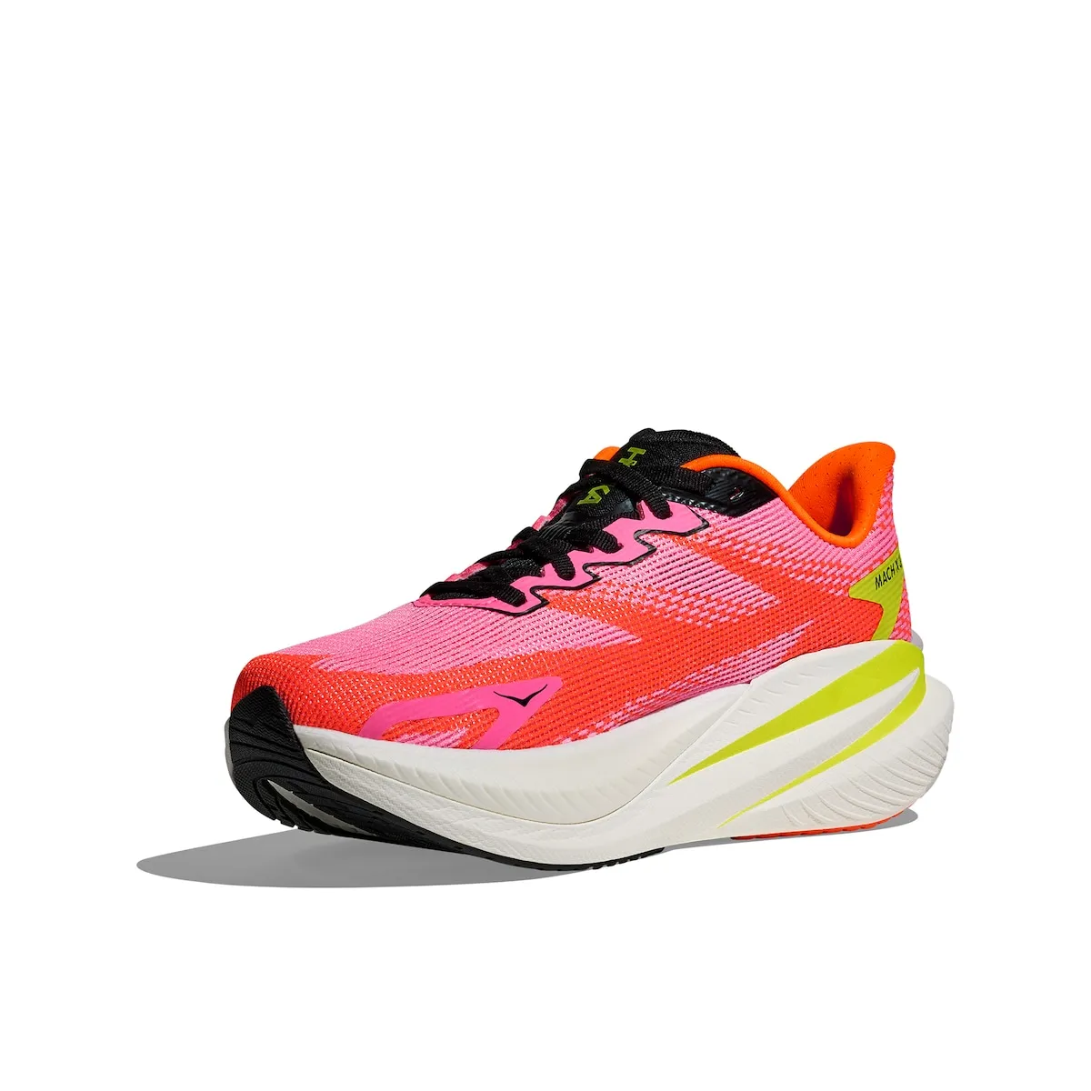 Женские беговые кроссовки MACH X 3 Hoka, розовый — фото 3