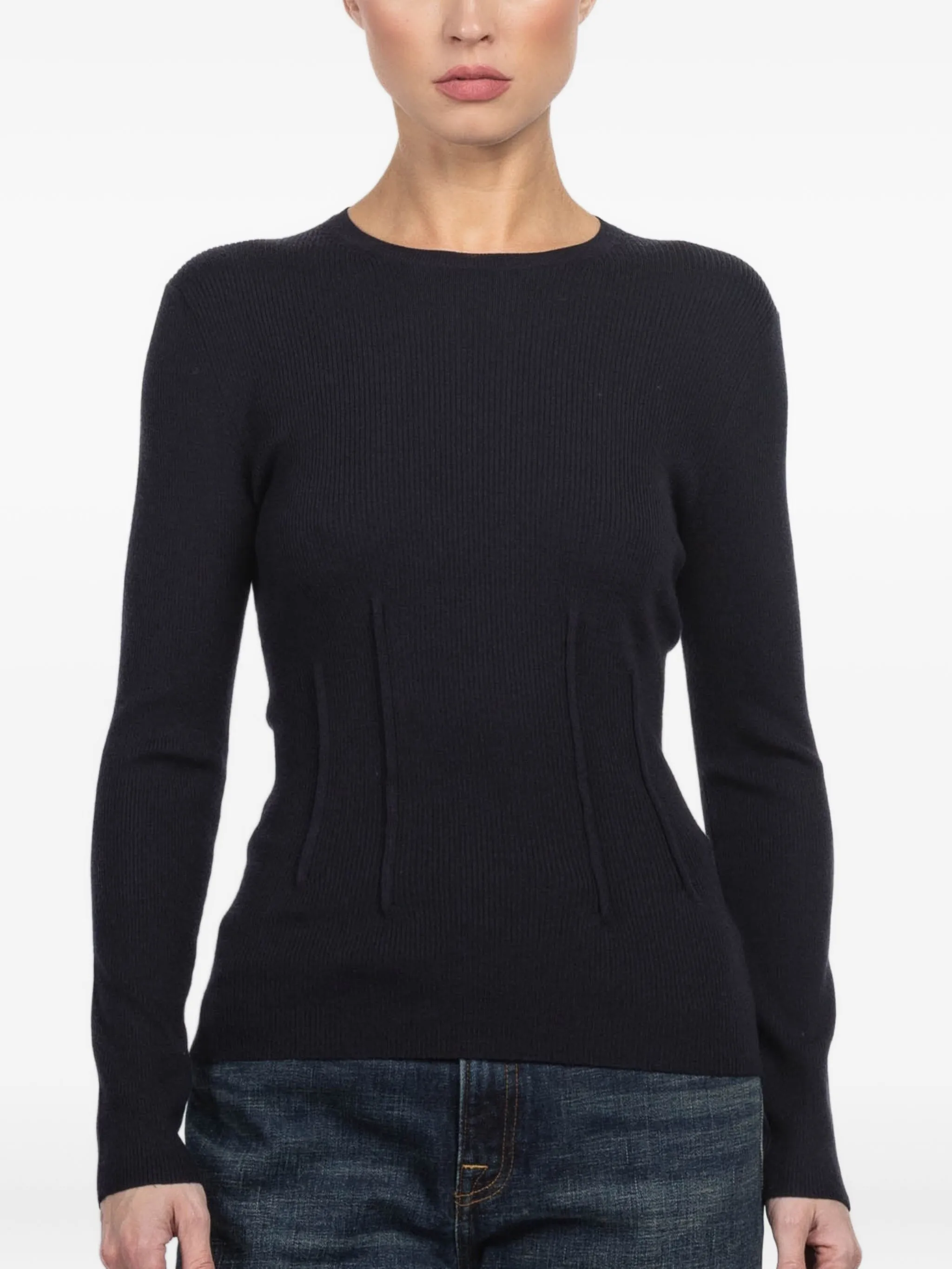 

Джемпер Kate в рубчик Kulson, синий