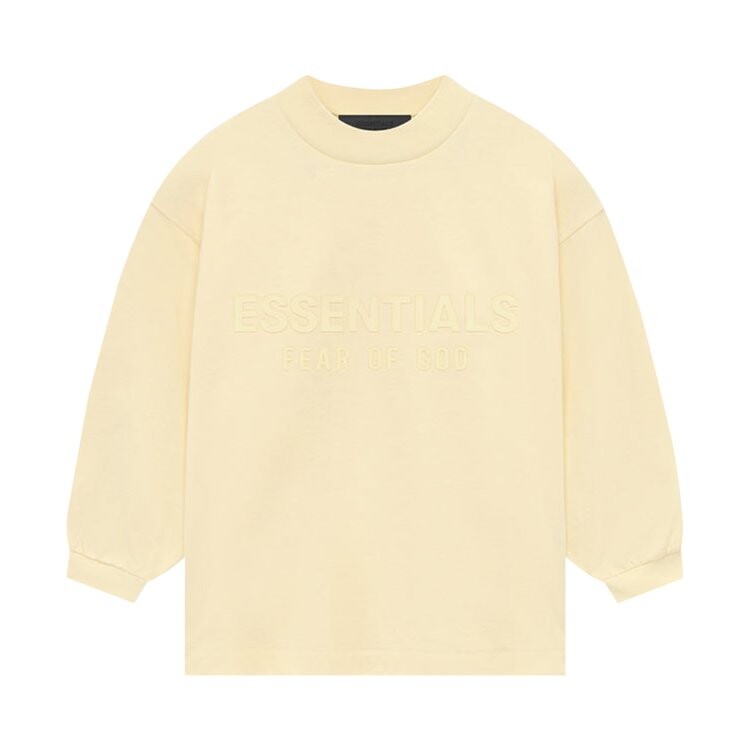 

Футболка Fear of God Essentials Kids Long-Sleeve Tee, цвет Garden Yellow