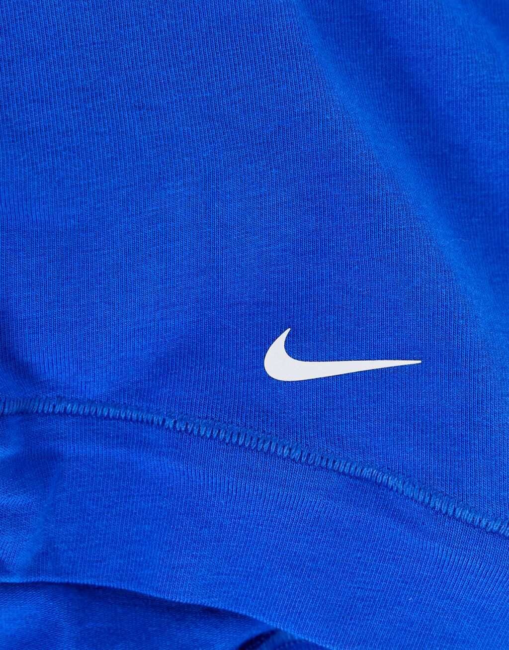 Набор из трех хлопковых эластичных плавок Nike черного/темно-синего цвета — фото 2