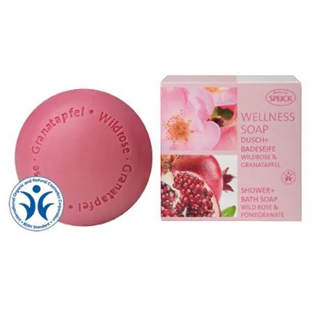 Мыло Speick Wellness с дикой розой и гранатом, 6 штук Speick