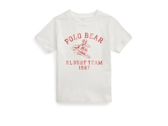 Футболка Polo Bear Cotton Jersey Tee Polo Ralph Lauren Kids, White