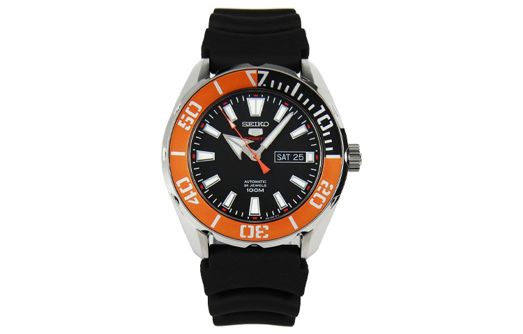 

SEIKO Часы 5 Mechanical Movement Watch Men's Watch Black Dial, Black Dial