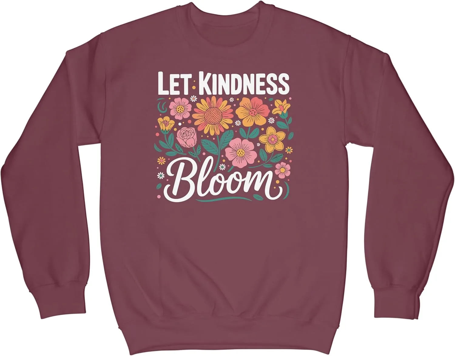 

LIBBY'S BENCHMARK27 DESIGNS Let Kindness Bloom свитшот Be Kind