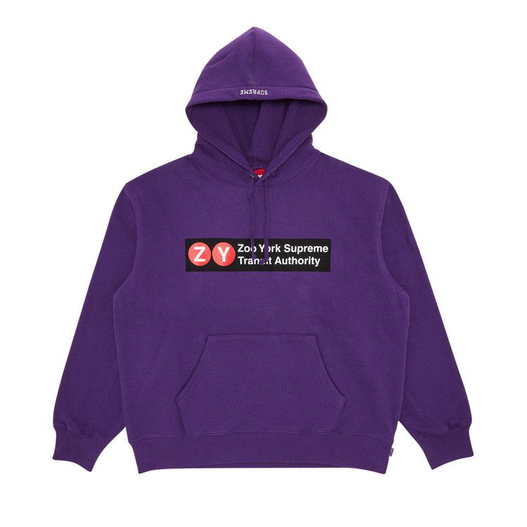 

Толстовка Supreme x Zoo York Hooded Sweatshirt, Purple