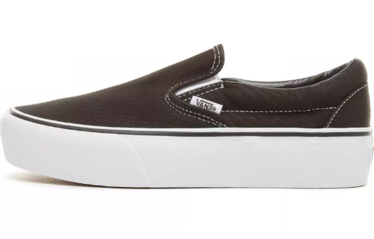Кроссовки Slip-On Classic Vans Platform 'Black' Women's